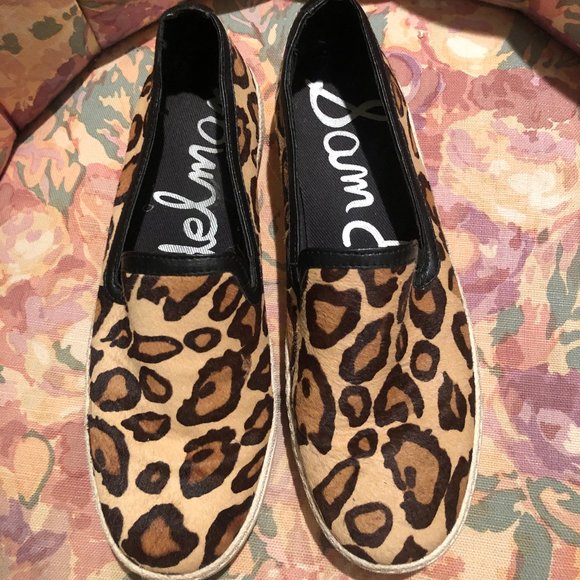 Sam Edelman Leopard Slip-ons - Picture 2 of 3